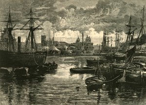 船体、ドックから、1898年。 作： Unbekannt
