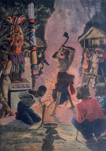 人間の犠牲、ラファイエット、ルイジアナ、米国、1912 作： Unbekannt