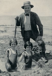 ピュージェットサウンドのとらえどころのないジオダックの狩猟、c1935 作： Unbekannt
