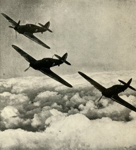 フランスのハリケーン、1939〜1940、1941年。 作： Unbekannt