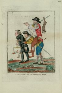 1789 年、私たちの番が来ると確信していた. 作： Unbekannt