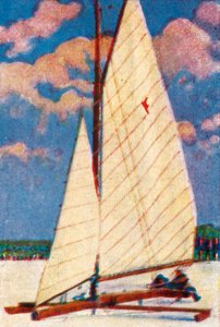 スウェーデンのアイスヨット、c1928。 作： Unbekannt