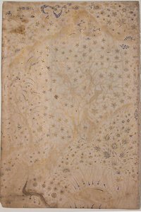 照らされた葉、16 世紀。 作： Unbekannt