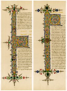 照らされた頭文字、15世紀後半 作： Unbekannt