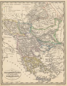 図は、著者不明、Chr. Steen & Søn社発行のAtlas over alle Jordens Dele（1857年、コペンハーゲン）からの引用です。 作： Unbekannt