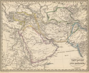 図は、著者不明、Chr. Steen & Søn社発行のAtlas over alle Jordens Dele（1857年、コペンハーゲン）からの引用です。