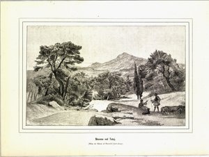 イラストは、Jerichau-Baumann, Elisabeth著、Forlagsbureauet発行のBrogede rejsebilleder（1881年、コペンハーゲン）より引用。 作： Unbekannt