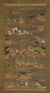Illustrated Biography of Prince Shotoku Shotoku Taishi e-den, 14th century. 