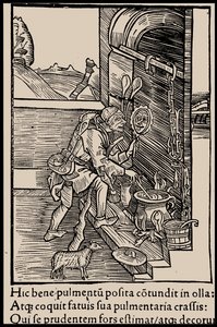 セバスチャン・ブラント著 『船の愚者』 1497年の挿絵。 作： Unbekannt