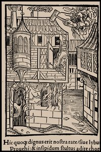 セバスチャン・ブラント著 『船の愚者』 1497年の挿絵。 作： Unbekannt