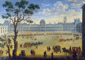 チュイルリーの想像図、17世紀 作： Unbekannt