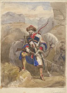 イマームシャミル1797-1871、1854 作： Unbekannt
