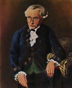 インマヌエルカント1724-1804。 -ドブラーによる絵画、1934年。 作： Unbekannt