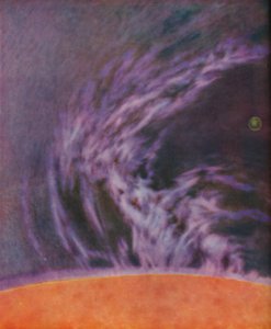 太陽プロミネンスの巨大な噴火高さ140,000マイル、c1935 作： Unbekannt
