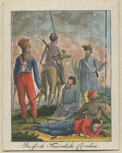 帝国ロシアのコサック、1799 作： Unbekannt