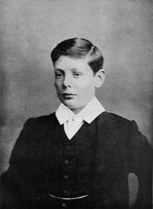 1888年に、ウィンストンS.チャーチルはハロウ（c1888、1945年）に行きました 作： Unbekannt