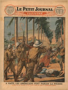 ハイチでは、アメリカ人は火薬で話をさせました、1929。 作： Unbekannt