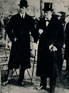スウェーデンの皇太子とハイドパークで、1917年、1945年。 作： Unbekannt