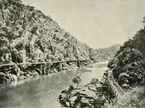 白内障の峡谷、1901年。 作： Unbekannt