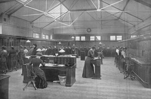 郵便局中央電話交換所、ロンドン市、c1903 1903 作： Unbekannt