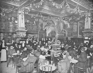 ブラッスリーでは、Hotel de lEurope、レスタースクエア、ロンドンc1903 1903 作： Unbekannt