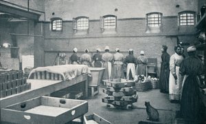 ロンドンのホロウェイ刑務所の台所で、1901年c1901 作： Unbekannt