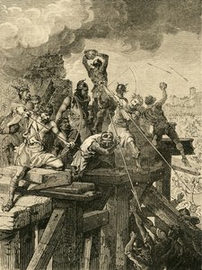 パリの包囲での事件：橋と塔の防御、845、1890。