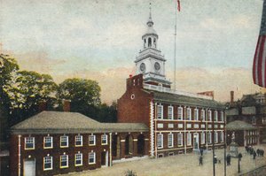 独立記念館、フィラデルフィア、ペンシルバニア、米国、c1910。 作： Unbekannt