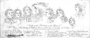 インデックス...ウィリアムプリンスオブオレンジがトーベイに上陸、1688年11月5日、1830年代 作： Unbekannt