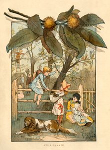 インドの夏、1883年。 作： Unbekannt