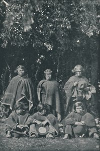 チロエ島のインディアン、1916 作： Unbekannt