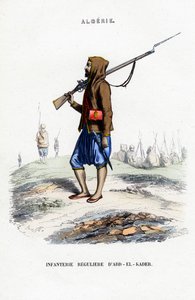 アルジェリア、アブドエルカデルの歩兵 作： Unbekannt
