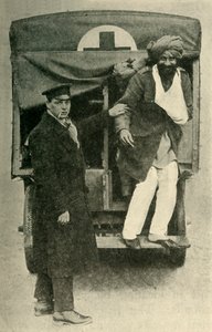 負傷したインド兵、第一次世界大戦、1914年、c1920。 作： Unbekannt