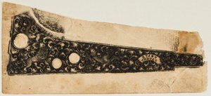 1854年頃のコルト・リボルバーのインクインプレッション・プル。 作： Unbekannt