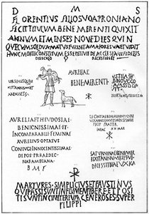 カタコンベの碑文、ローマ、1926年 作： Unbekannt