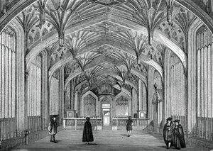 インテリア、オックスフォード大学、18世紀、1870年 作： Unbekannt