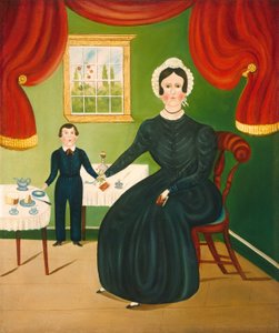 インテリアシーン、c。 1840年。 作： Unbekannt