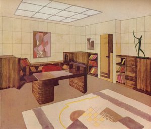 DIM装飾Interieure Moderne、c1930によって設計および実行されたインテリア 作： Unbekannt
