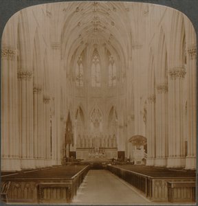 米国内最高級のゴシック建築-セントパトリックス大聖堂、ニューヨーク、c1900 作： Unbekannt