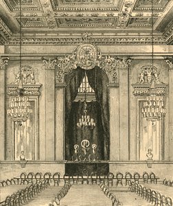 ゴールドスミスホールの内部、1876年、1897年。 作： Unbekannt