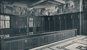 Grand Trunk Railwaysのインテリアロンドンの新しいオフィス、テンペラフリーズ、フランクブランウィン作、c1909 作： Unbekannt