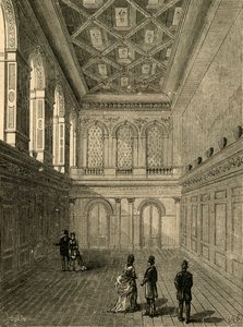 ハーバーダッシャーホールの内部、1876年、1897年。 作： Unbekannt