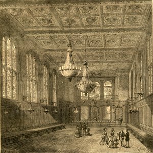 マーチャントテイラーズホールのインテリア、1897年。 作： Unbekannt