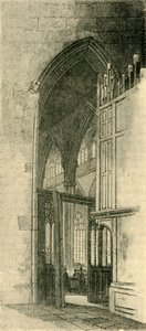 トリニティ教会の内部、1898年。 作： Unbekannt