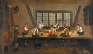 仕立て屋のインテリア 作： Unbekannt