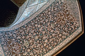 アーチの内部、シェイクLutfullahのモスク、イスファハン、ペルシャ、c1615 作： Unbekannt