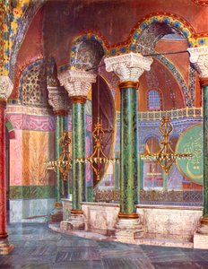 聖ソフィア教会の内部、イスタンブール、トルコ、1933-1934 作： Unbekannt