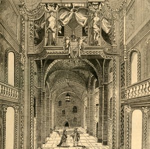 デュークスシアターのインテリア、c1673、1897。 作： Unbekannt