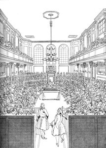 1742年に下院の内部1905 作： Unbekannt