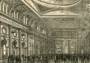 王立証券取引所の内部、1898年。